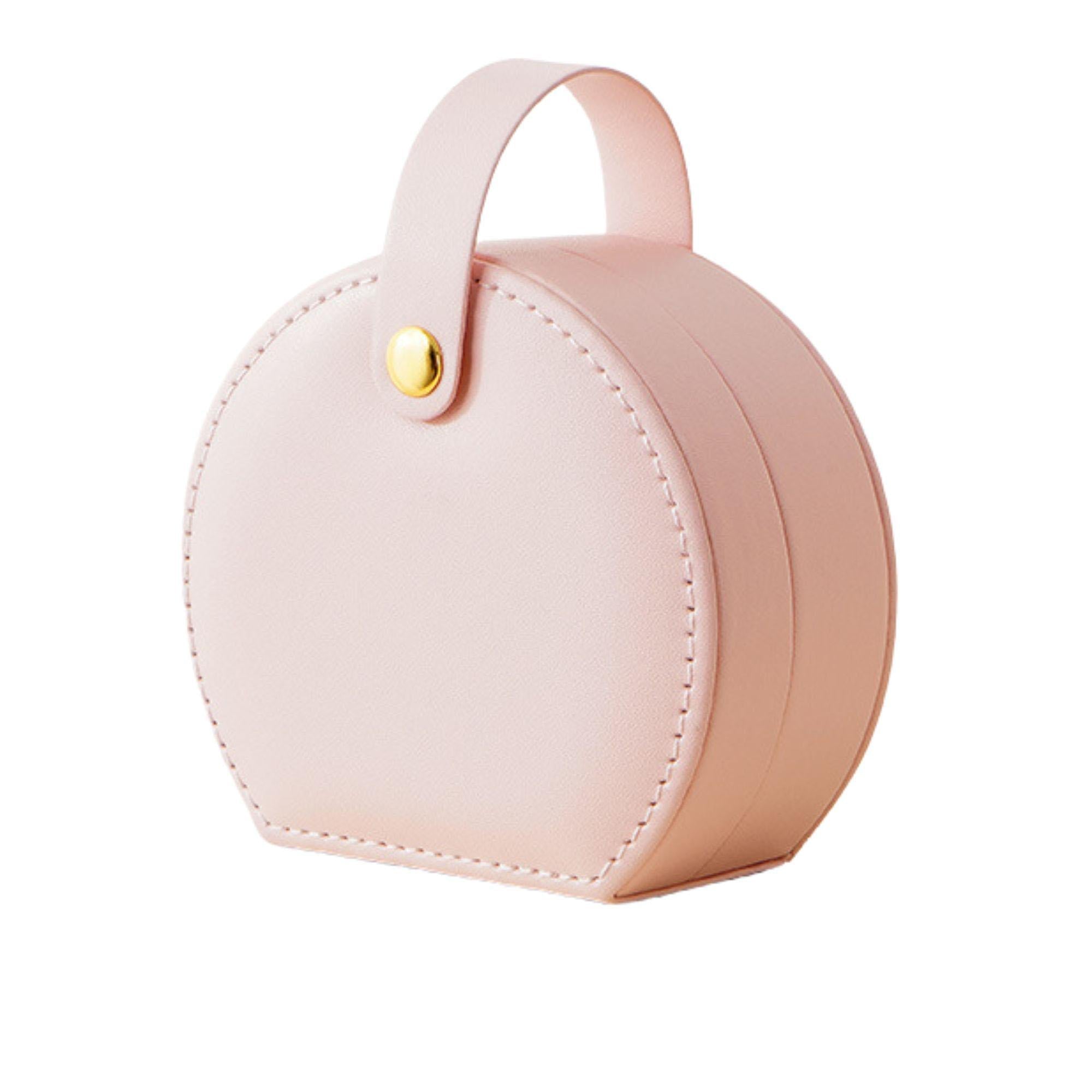 Mini Travel Jewelry Box Organizer for Compact Storage on the Go
