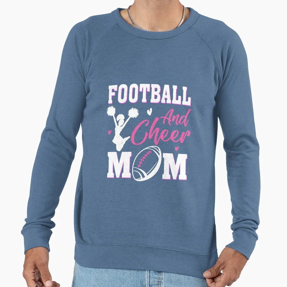 Womens Funny Cheerleading Mom Sweatshirt - Novelty Apparel Men Women